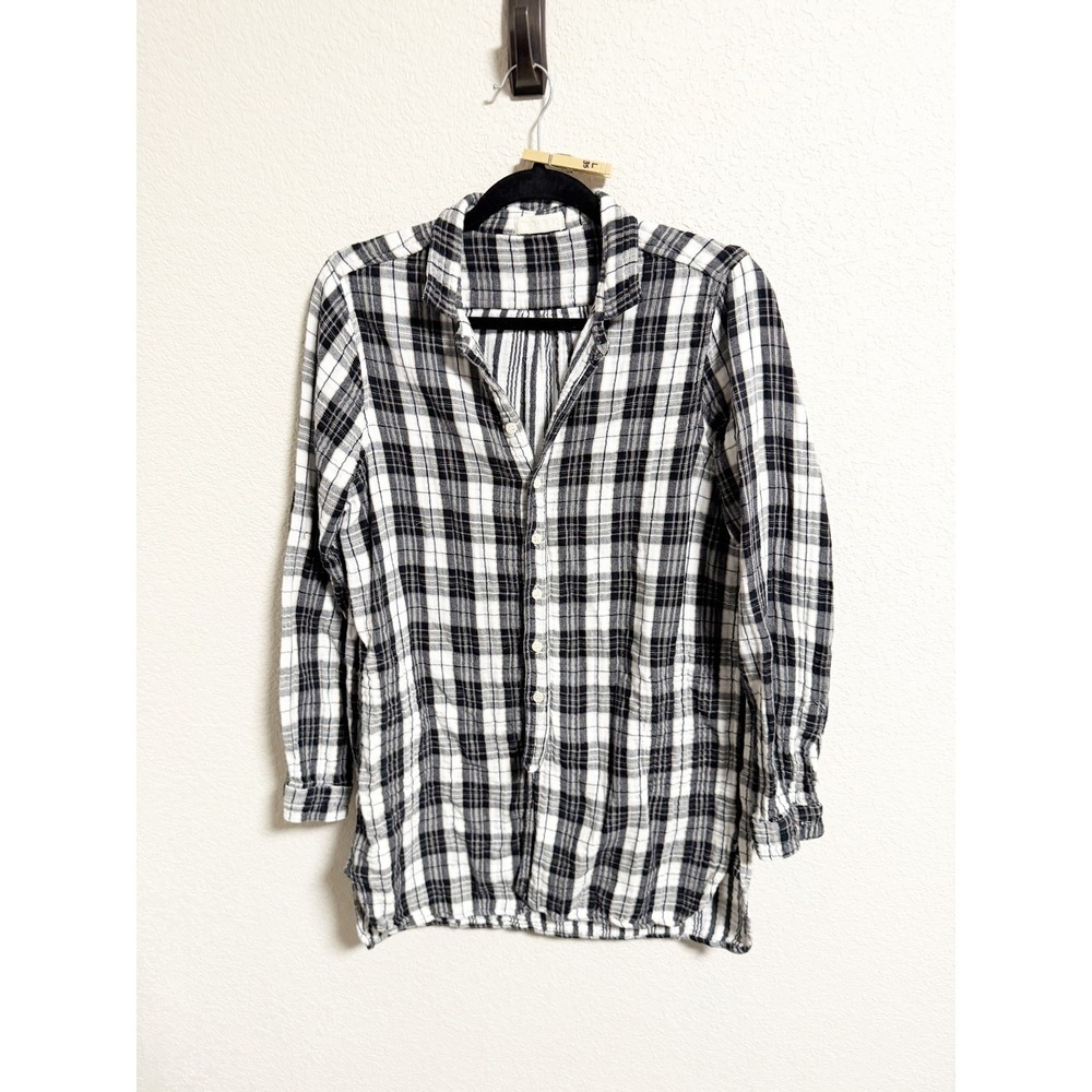 CP Shades Black and White Plaid Button-Down Shirt - Picture 2 of 6